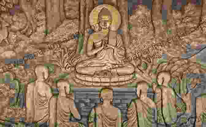 A Depiction Of Vimalakirti, A Renowned Buddhist Sage, Teaching His Followers. The Teaching Of Vimalakirti