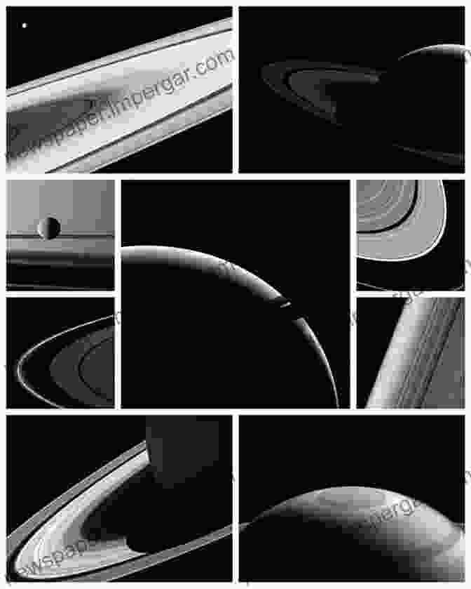 A Mesmerizing Collage Of Saturn's Moons, Each With Its Unique Character Letters To Saturn