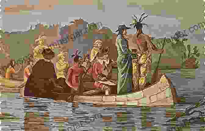 A Painting Depicts A Scene Of Cultural Exchange Between Explorers And Indigenous People A Voyage Round The World: From 1806 To 1812 In Which Japan Kamschatka The Aleutian Islands And The Sandwich Islands Are Visited Including A Narrative Of Their Language Illustr By A Chart