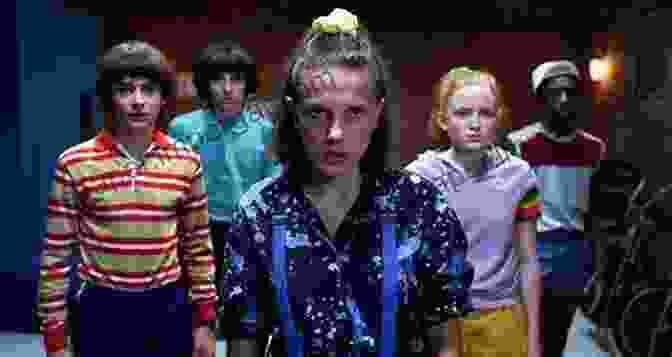 A Still From Stranger Things, Featuring The Main Characters Facing A Monster Mental Floss: The Curious Viewer: A Miscellany Of Bingeable Streaming TV Shows From The Past Twenty Years