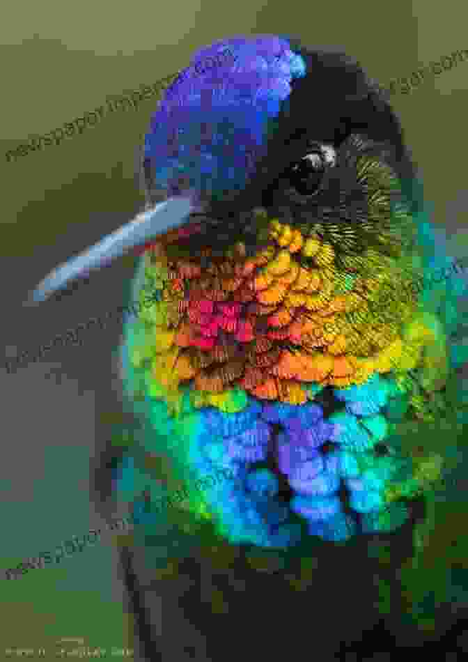 A Vibrant Hummingbird With Iridescent Feathers Feathers Fur And Flowers