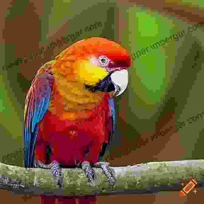 A Vibrant Parrot Perched On A Branch Birds Photo Paradise For Bird Lovers: 120+ Beautiful Pictures Of Domestic And Wild Birds Of All Sizes From Many Parts Of The World For All Ages Children Elderly People (Pictures Photo Albums)