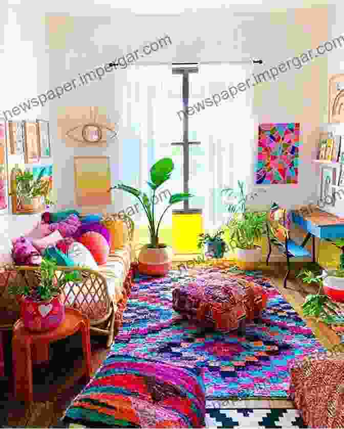 A Vibrant Retro Living Room Featuring Bold Patterns, Colorful Furniture, And Vintage Accessories. Style Me Vintage: Home: A Practical And Inspirational Guide To Retro Interior Design