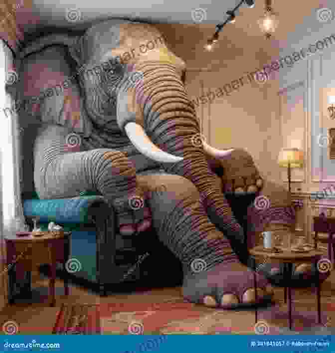 An Elephant Standing In A Room, Symbolizing The Unspoken Truths That We Often Ignore. The Elephant In The Room: A Journey Into The Trump Campaign And The Alt Right (Kindle Single)