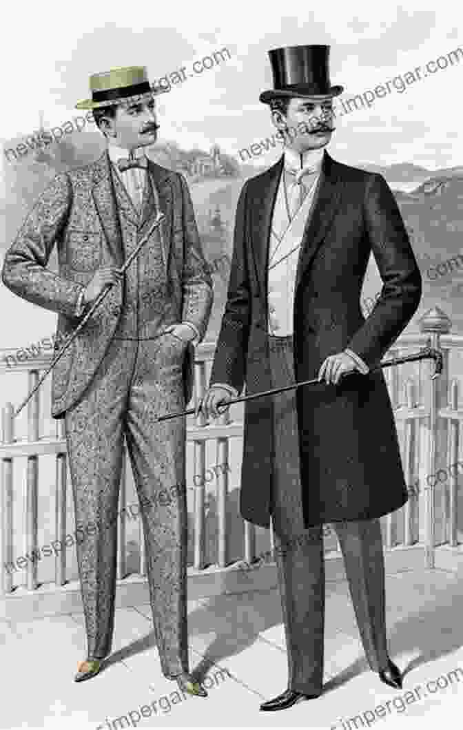 Edwardian Men In Various Formal Attire Men S Fashion Illustrations From The Turn Of The Century (Dover Fashion And Costumes)