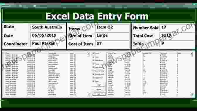 Excel User Form For Data Entry, Created Using VBA, Allowing For User Friendly And Efficient Data Collection Easy Excel Macros: Excel VBA Beginner Tutorial: Learn Excel Basics