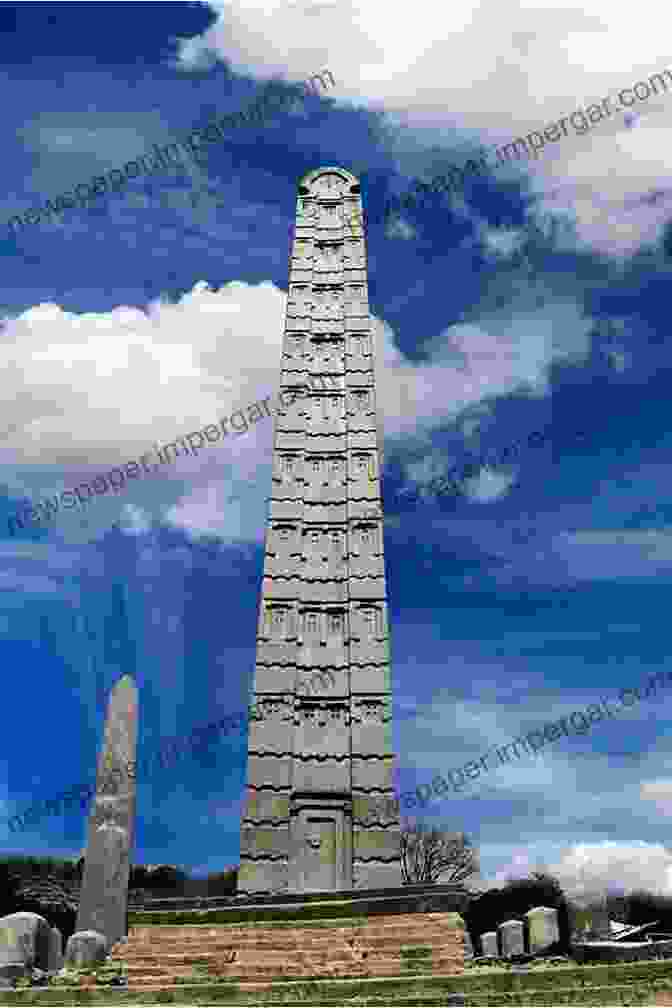 Image Of The Aksum Stelae, Towering Obelisks That Are Iconic Monuments Of The Ancient Aksumite Empire Ethiopia And The Origin Of Civilization