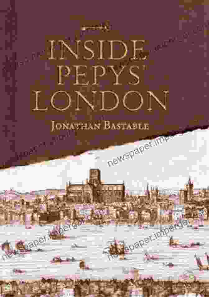 Inside Pepys' London By Jonathan Bastable, Featuring An Intricate Illustration Depicting The Bustling Streets And Landmarks Of 17th Century London Inside Pepys London Jonathan Bastable