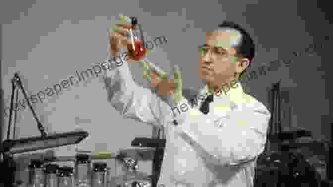 Jonas Salk Holding A Vial Of The Polio Vaccine. Breakthrough : How The 10 Greatest Discoveries In Medicine Saved Millions And Changed Our View Of The World