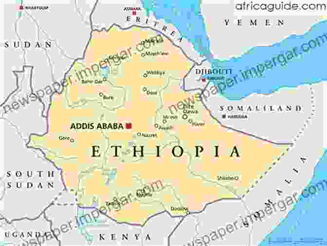 Map Of Ethiopia Highlighting Key Archaeological Sites Ethiopia And The Origin Of Civilization