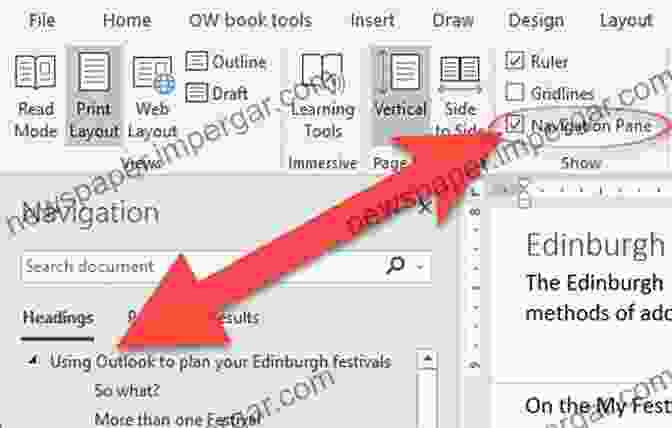 Microsoft Word Navigation Pane Microsoft Word Time Saving Tips (To The Point 15)