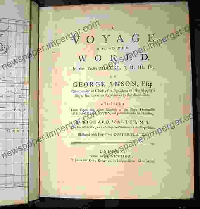 The Cover Of 'Voyage Round The World' Features A Stunning Depiction Of A Ship Sailing Through The Vast Ocean A Voyage Round The World: From 1806 To 1812 In Which Japan Kamschatka The Aleutian Islands And The Sandwich Islands Are Visited Including A Narrative Of Their Language Illustr By A Chart