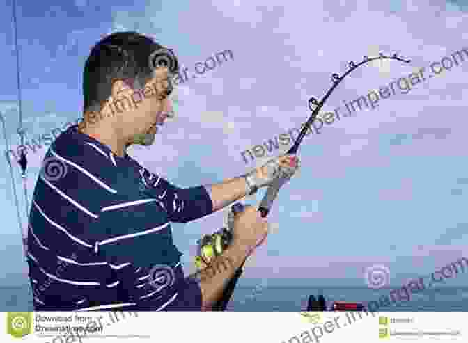 Two Anglers Reeling In Their Catches Against A Backdrop Of A Vast Ocean Gone Fishing: A Memoir